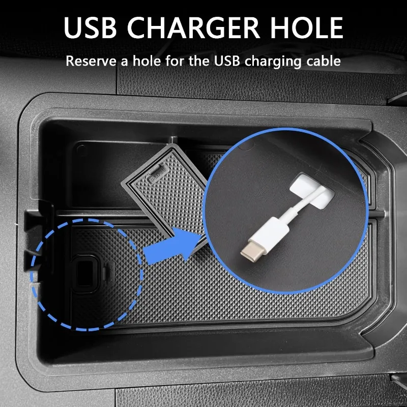 Toyota Land Cruiser Prado J250 Console Organizer 6 Toyota Land Cruiser Prado J250 Console Organizer - Image 6