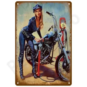 Retro Metal Wall Art Sign 20 x 30cm 44 S328dd1515b5a49b494a48332f2f15441f