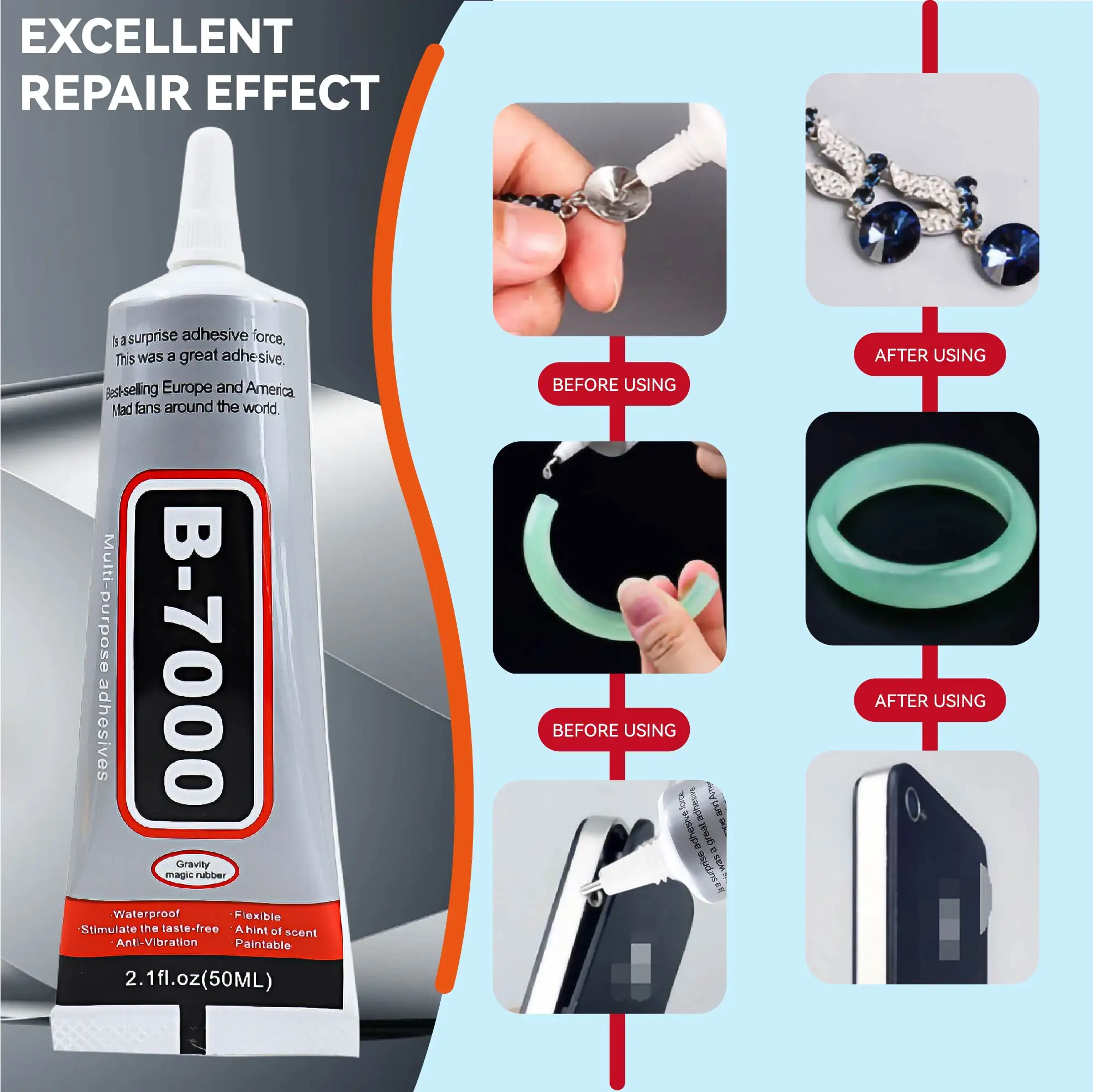 B7000 Contact Adhesive for Phone Repair 15ML 3 B7000 Contact Adhesive for Phone Repair 15ML - Image 3