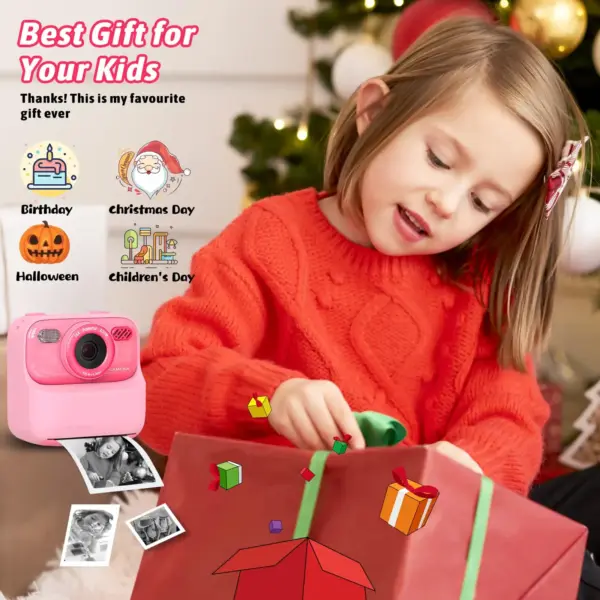 Kids Instant Print HD Camera with Dual Lenses - Image 5