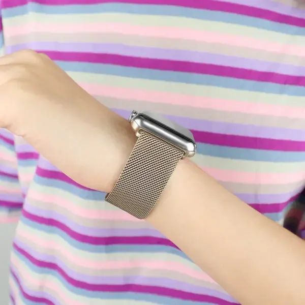 Milanese Loop Strap for Apple Watch 49mm 45mm - Image 5