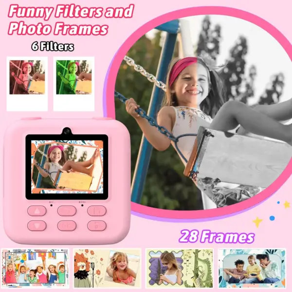Kids Instant Print Camera with Dual Lens 32G - Image 4