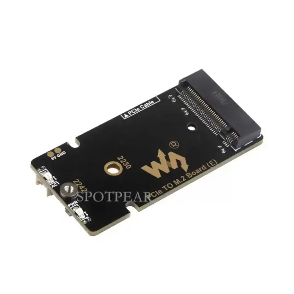 Raspberry Pi 5 PCIe to M.2 SSD Adapter With Cooler - Image 6