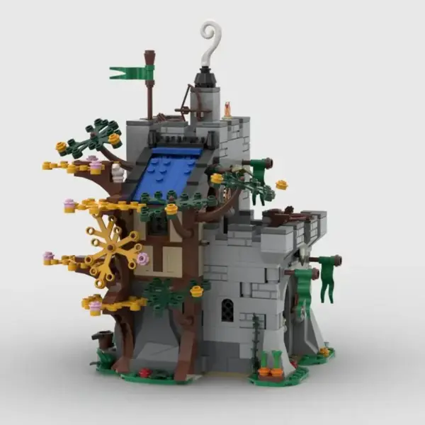 Medieval Forestmen Street View Building Blocks Kit - Image 4
