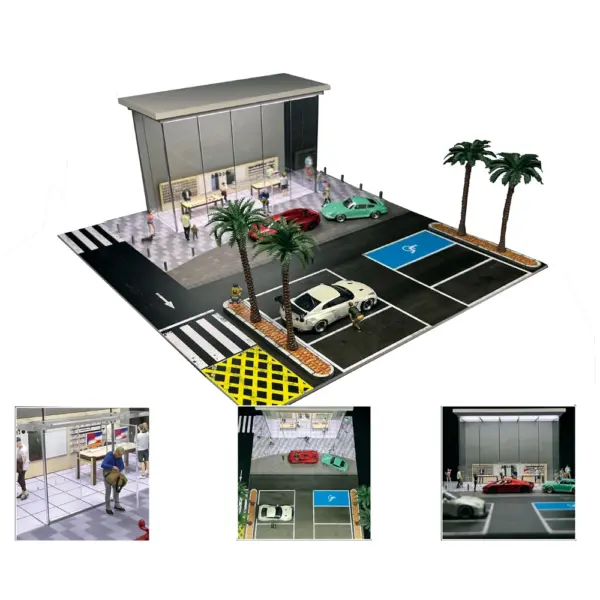 1/64 Scale Car Garage Miniature Display Model - Image 9
