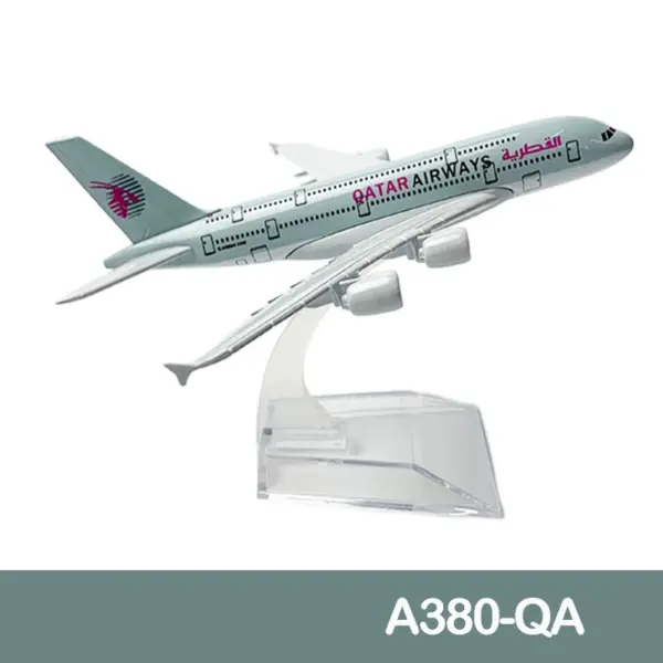 Diecast Airbus A380 Model on Stand - Image 19