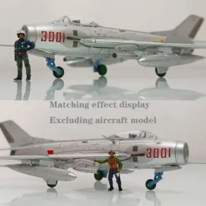 1/72 Chinese Pilot Figure Set for Military Dioramas 9 S3416917d0cf14378b87b797e6dc67709V