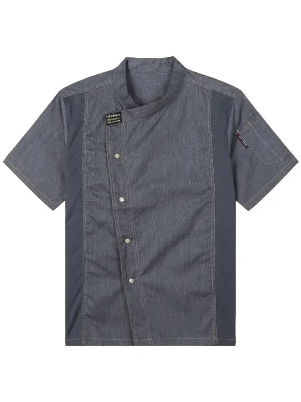 Unisex Restaurant Chef Uniform with Breathable Mesh - Image 3