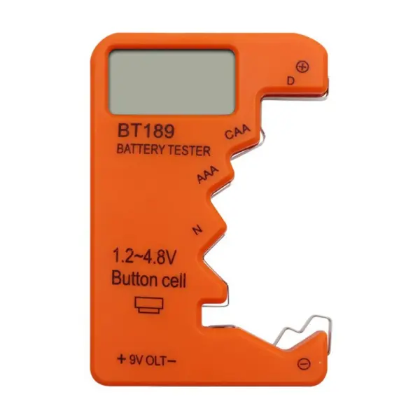 BT189 9V & Button Battery Tester with LCD Display - Image 8