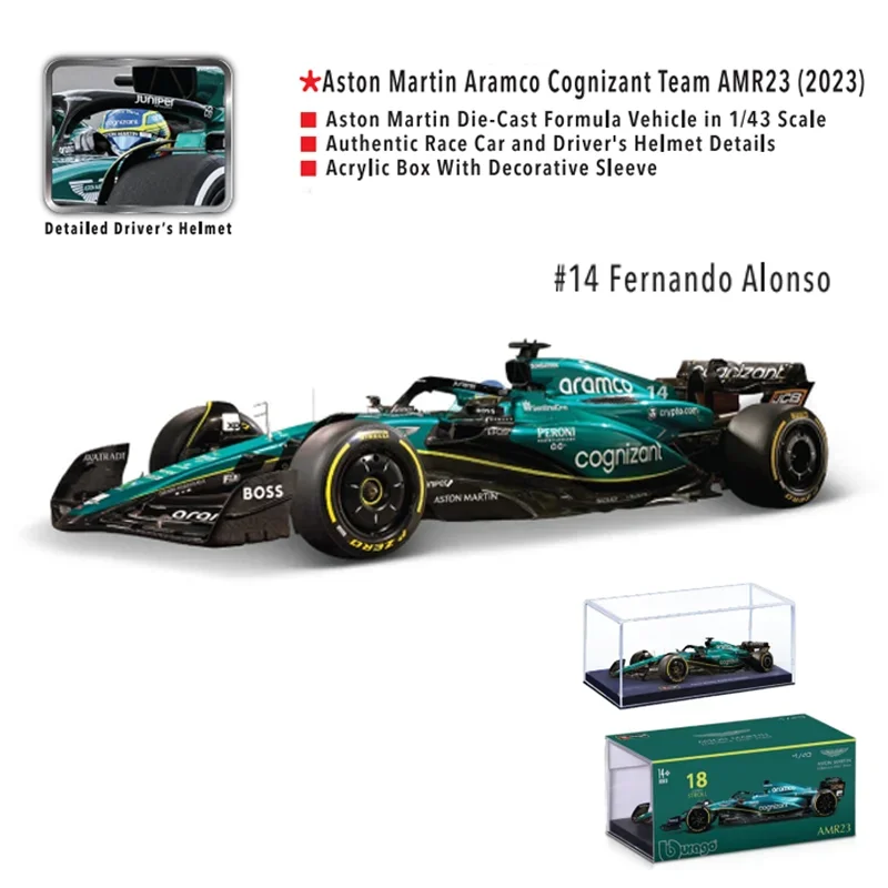 2023 Aston Martin AMR23 F1 Diecast Model 1:43 9 2023 Aston Martin AMR23 F1 Diecast Model 1:43 - Image 9