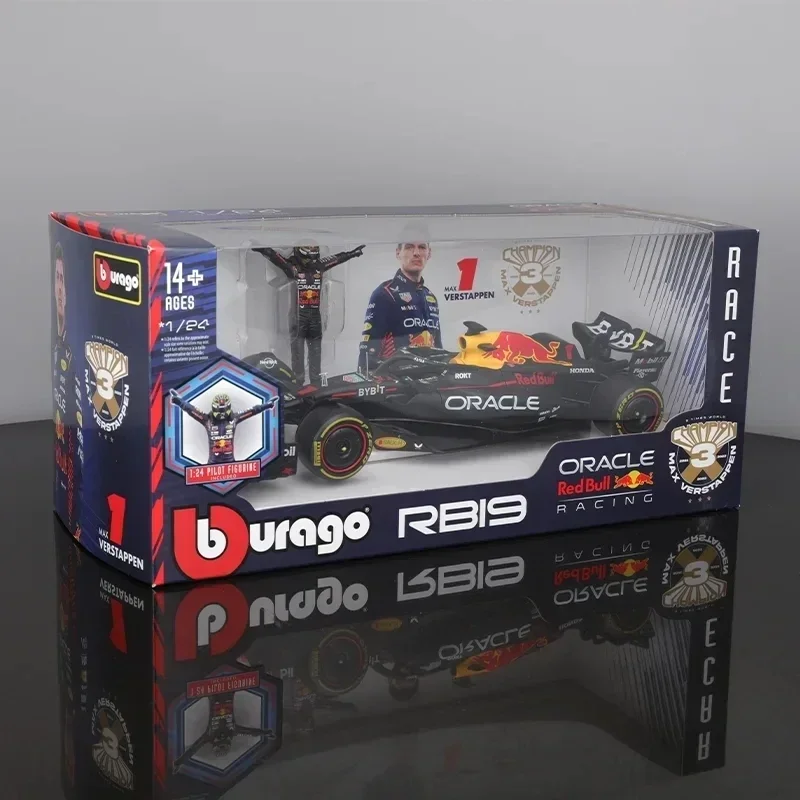 Bburago Red Bull RB19 Max Verstappen Diecast Model 8 Bburago Red Bull RB19 Max Verstappen Diecast Model - Image 8
