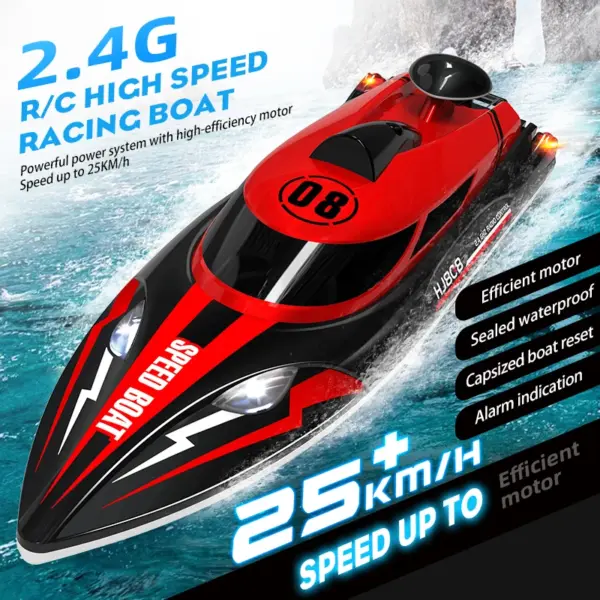 HJ808 High-Speed Remote Control Racing Boat - Image 2