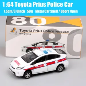 Tiny 1/64 Hong Kong Police Toyota Prius Diecast Car 14 S34d96212bc48440bbf41b22577ce69b2W