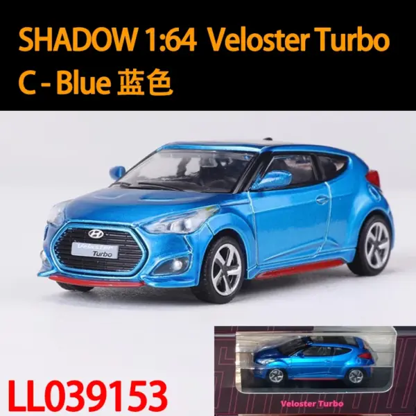 Welly Shadow 1:64 Veloster Turbo Diecast Model - Image 9