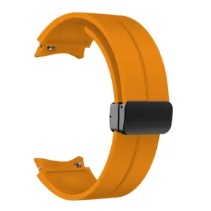 Magnetic D Buckle Silicone Strap for Galaxy Watch 65 S352b7e95e28b4171aafa72291d078dd5p 2