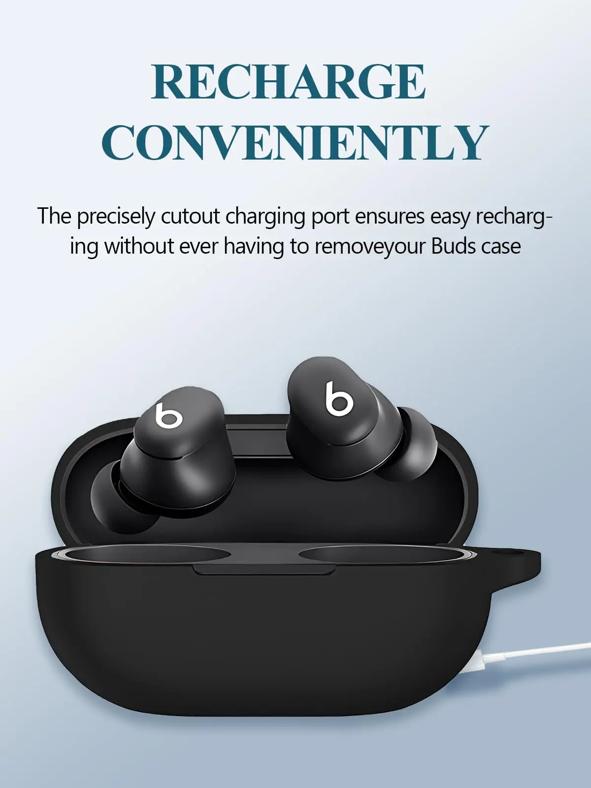 Silicone Earbud Case for Beats Solo Buds 2024 2 Silicone Earbud Case for Beats Solo Buds 2024 - Image 2