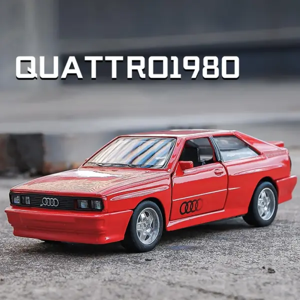 1/36 Scale Red Porsche 911 Turbo Model - Image 3