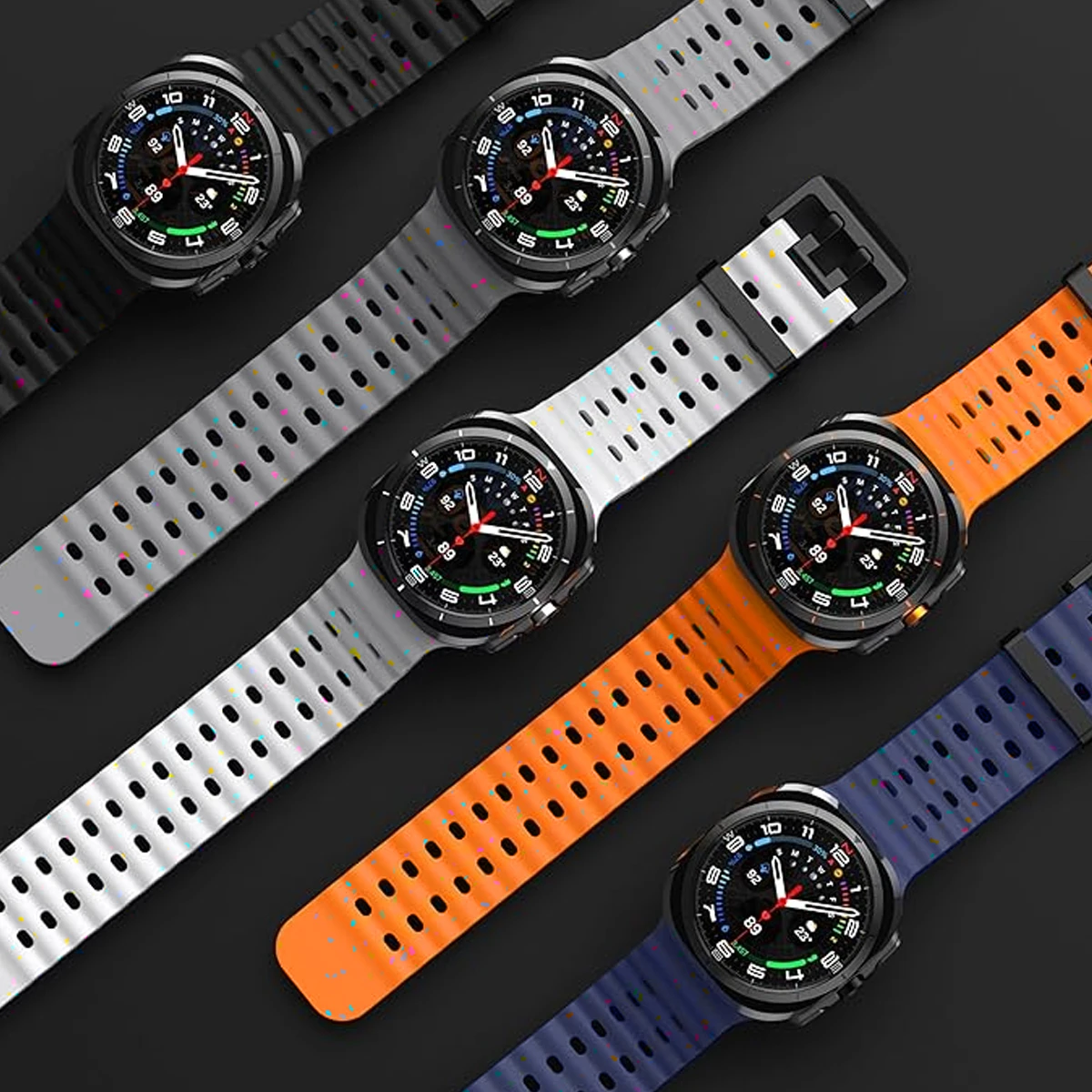 Silicone Strap for Samsung Galaxy Watch Ultra 47mm 6 Silicone Strap for Samsung Galaxy Watch Ultra 47mm - Image 6