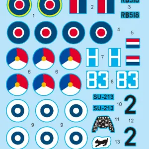 1/48 Scale WWII Royal Navy Spiteful F Mk 14 Model Kit 12 S35b4112cb49146c6a04aa1675077005d0