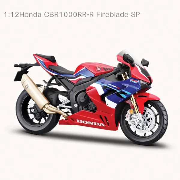 Maisto 1:12 Kawasaki H2R Alloy Motorcycle Model - Image 13