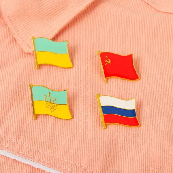 Classic Soviet Union Flag Enamel Pin Badge - Image 5