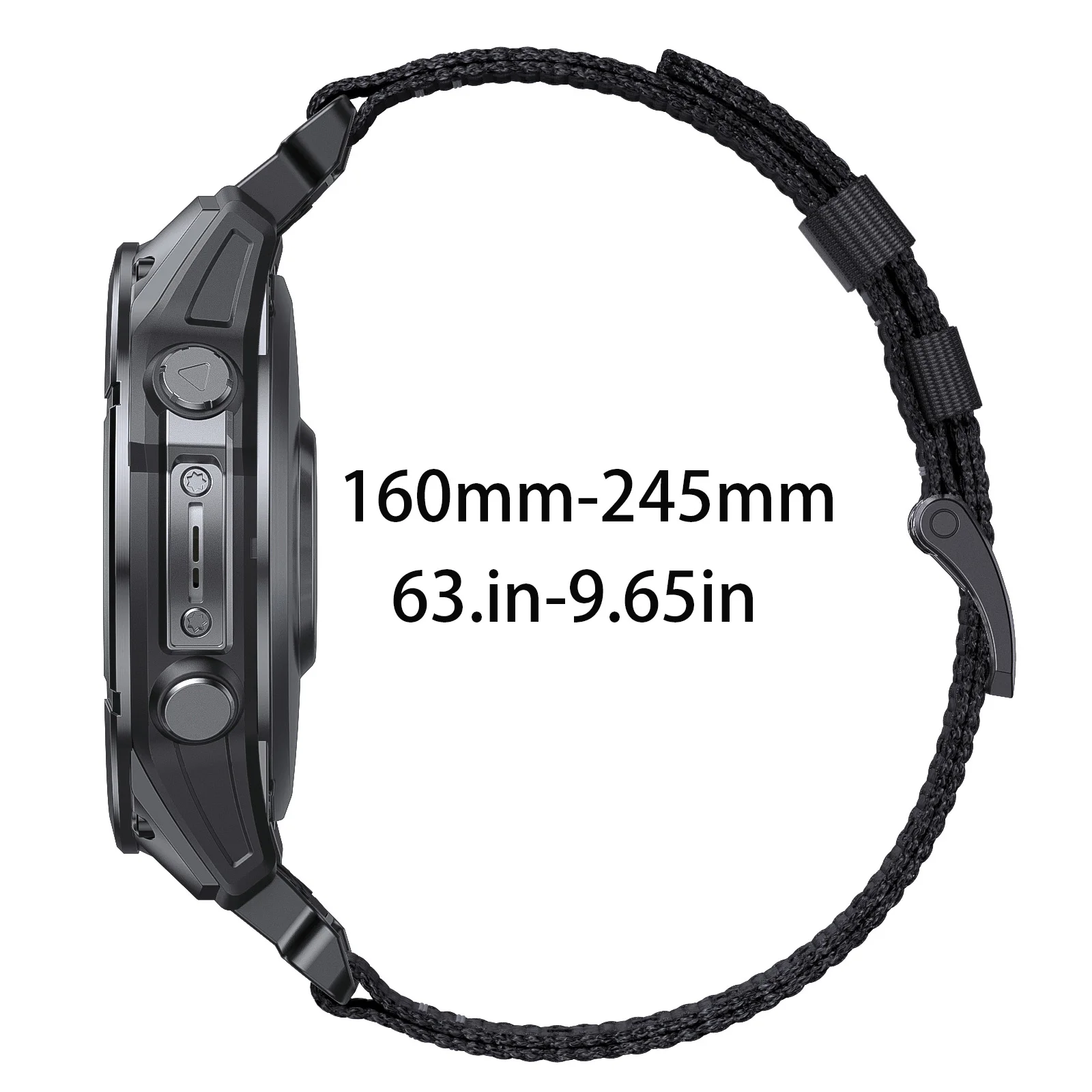 Nylon Watch Strap for Garmin Fenix Series 5 Nylon Watch Strap for Garmin Fenix Series - Image 5