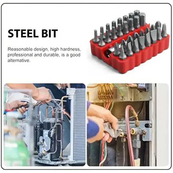 33pcs Magnetic Security Screwdriver Bit Set for Electronics - Image 5