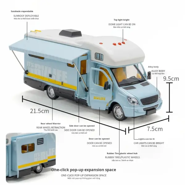 1:32 Diecast RV Recreation Vehicle Model - Image 4