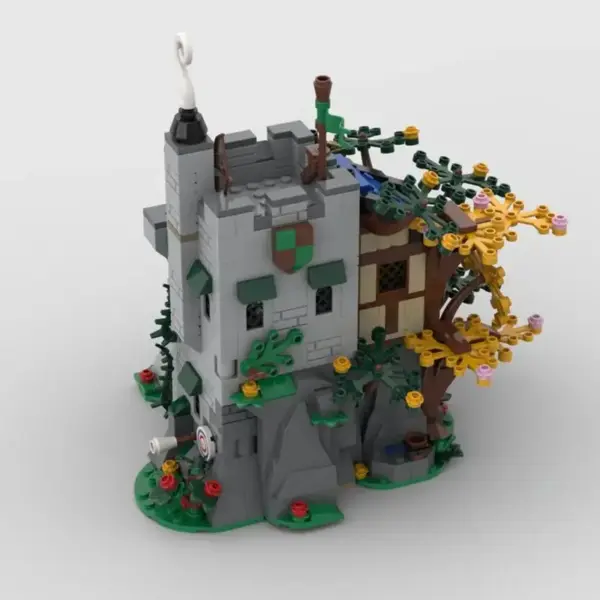 Medieval Forestmen Street View Building Blocks Kit - Image 2