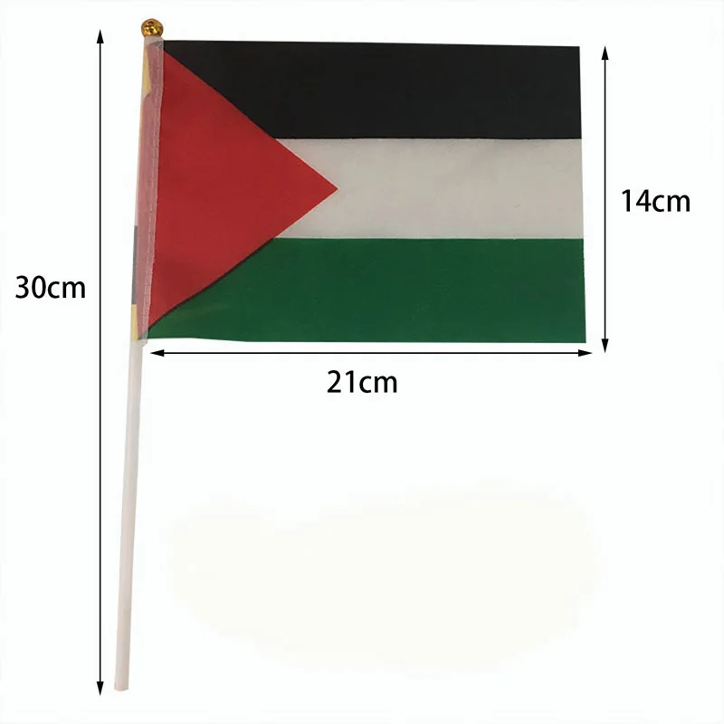 Palestine Hand Waving Flags 14x21cm Set 2 Palestine Hand Waving Flags 14x21cm Set - Image 2