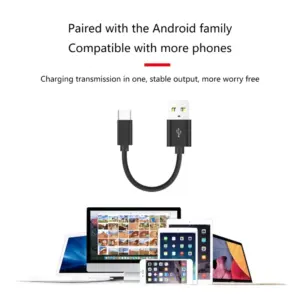 Short USB Type-C Cable for iPhone 15 Series 9 S36c698a42d9140a4b7b0b51d55388461k