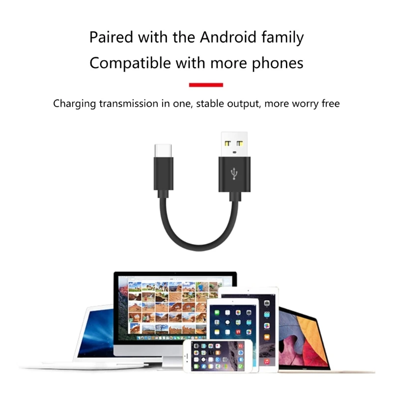 Short USB Type-C Cable for iPhone 15 Series 2 Short USB Type-C Cable for iPhone 15 Series - Image 2