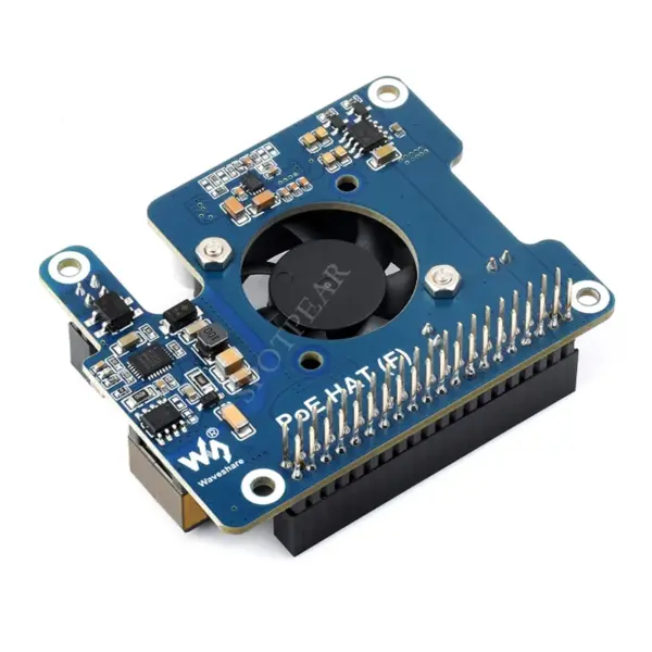 Raspberry Pi 5 PoE HAT Power over Ethernet Module - Image 2