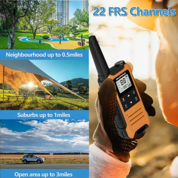 2PCS Baofeng F22 Portable Walkie Talkie Set - Image 2