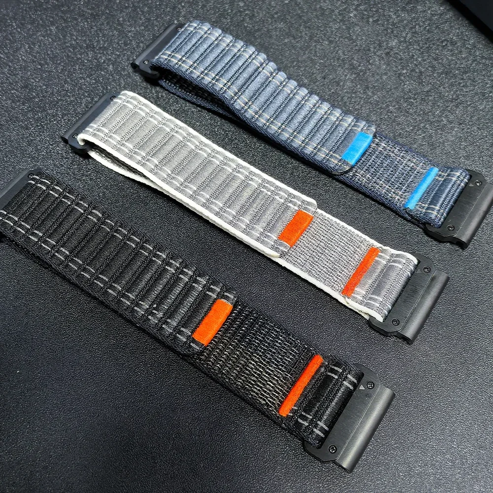 Nylon QuickFit Bands for Garmin Fenix 8, 7, 6 2 Nylon QuickFit Bands for Garmin Fenix 8, 7, 6 - Image 2