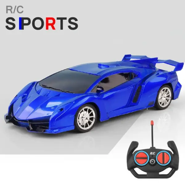 1/18 RC Car LED Light Remote Control Sports Car - Image 16