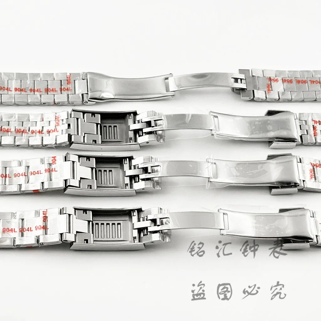 20MM 904L Silver Stainless Steel Watch Band 3 20MM 904L Silver Stainless Steel Watch Band - Image 3