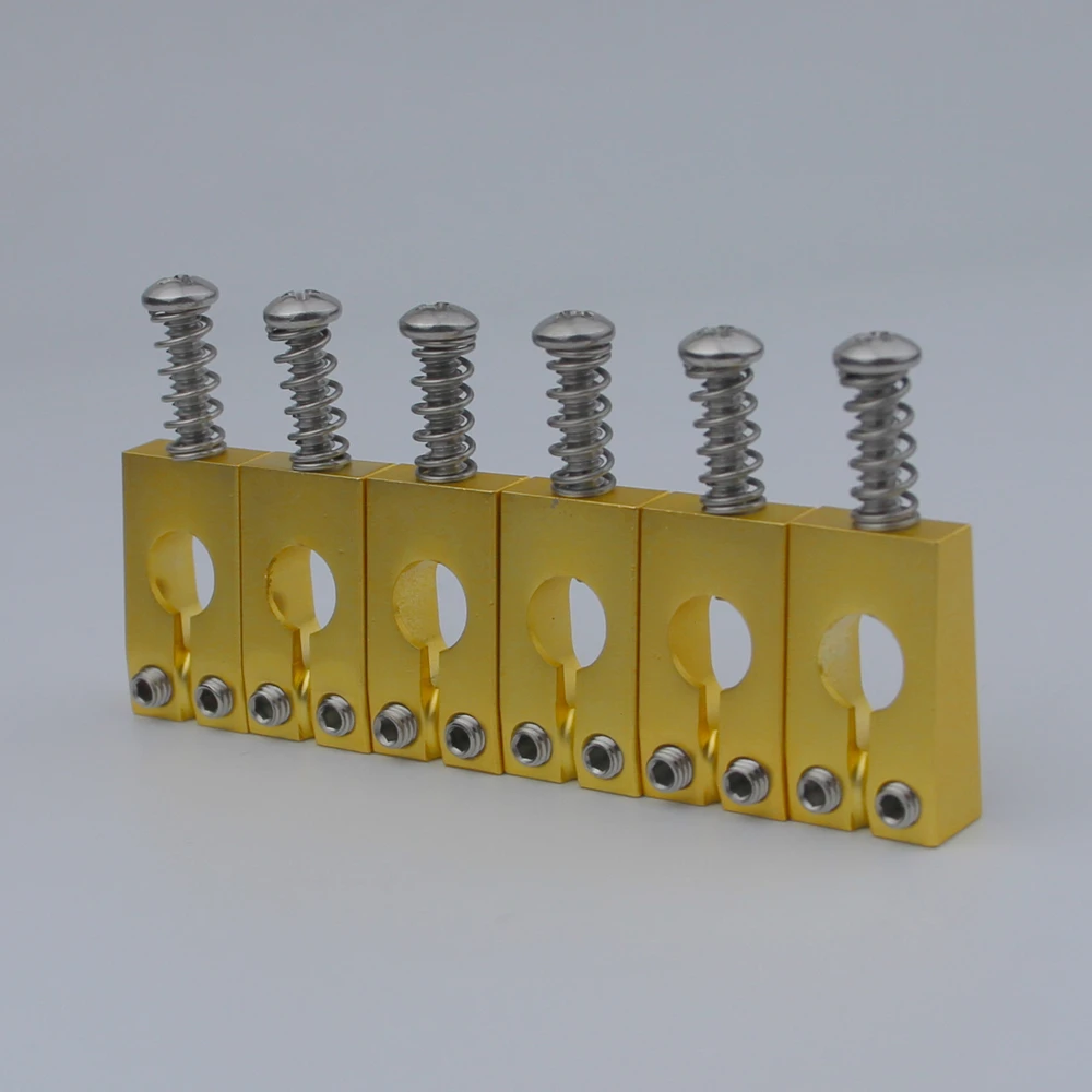 6 Pcs Stainless Steel Saddles for Guitar Bridge 5 6 Pcs Stainless Steel Saddles for Guitar Bridge - Image 5