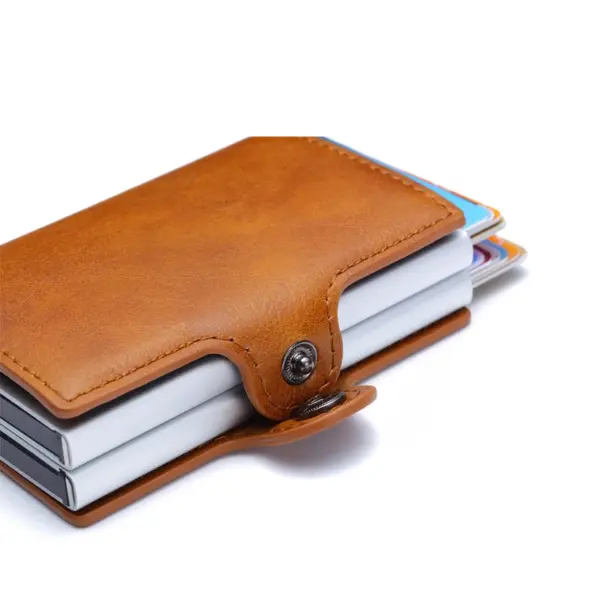 RFID Blocking Leather Wallet with Card Holder - Image 6