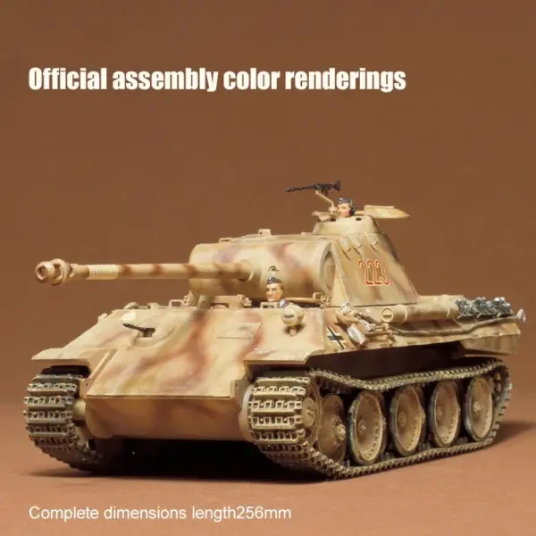 TAMIYA 1/35 Panther Ausf.A Tank Model Kit - Image 2
