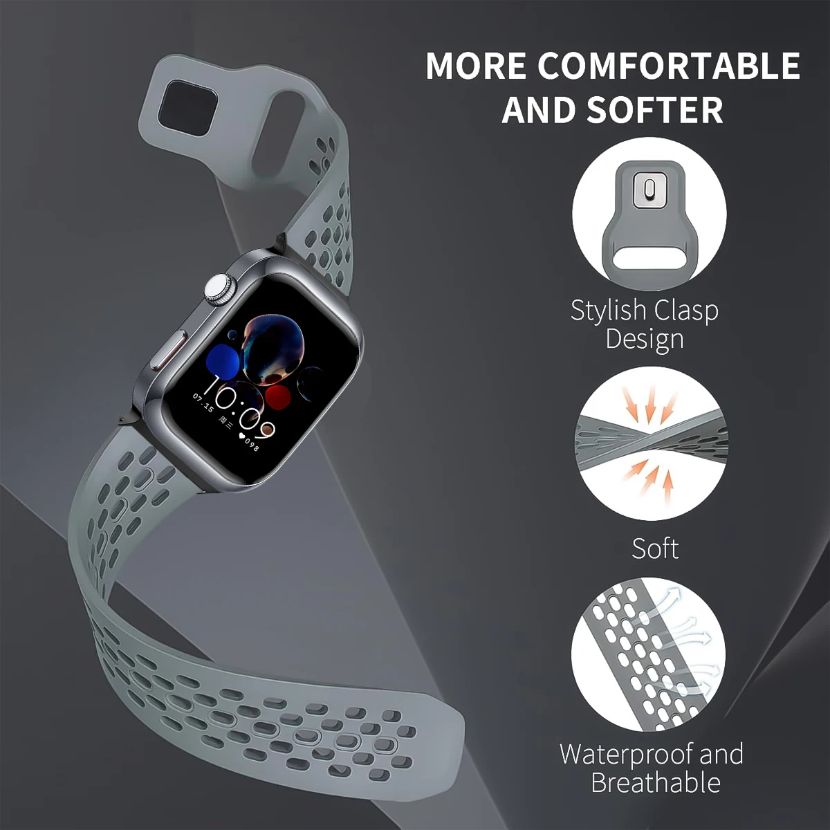 Silicone Strap for Huawei Watch D2/D 4 Silicone Strap for Huawei Watch D2/D - Image 4