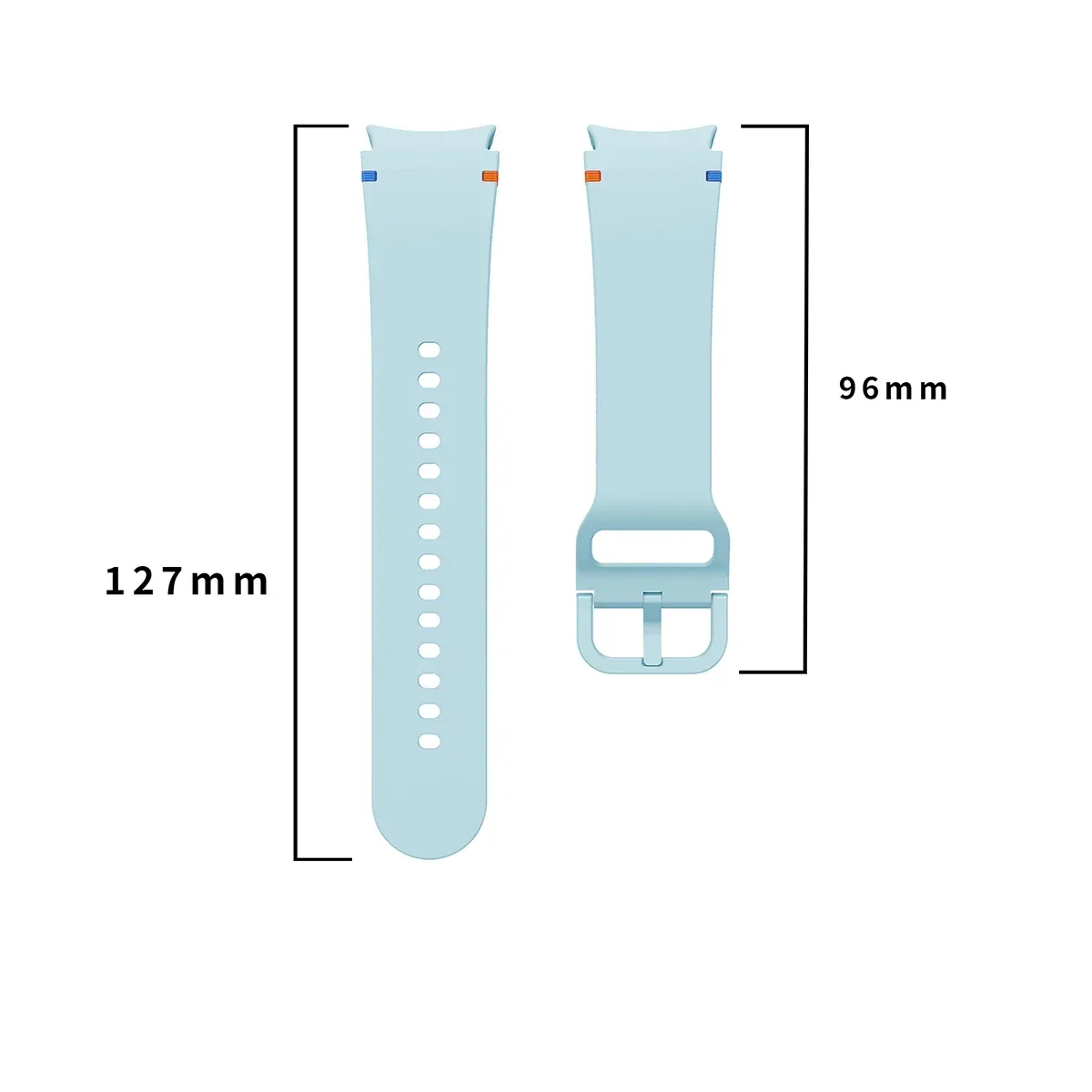 20mm Silicone Strap for Samsung Galaxy Watch Models 5 20mm Silicone Strap for Samsung Galaxy Watch Models - Image 5