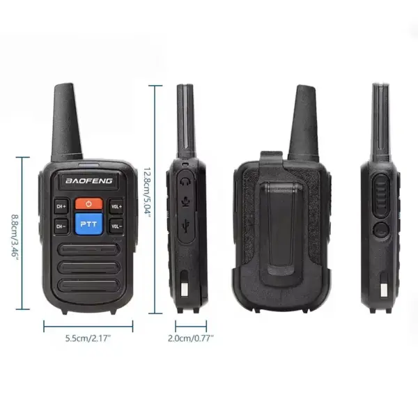 BAOFENG BF-C50 Walkie Talkies 5W UHF 2-4 Pack - Image 3