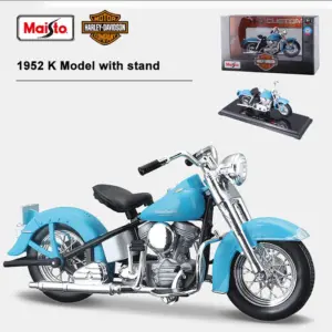 Maisto 1:18 Harley Davidson Motorcycle Diecast Model CVO Road Glide Road King Special Alloy Luxury Vehicle Ornament Kid Toy Gift