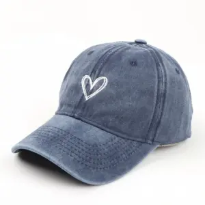 Retro Washed Distressed Love Embroidered Baseball Cap 27 S39665e131e294eca9a850e227a857f02e
