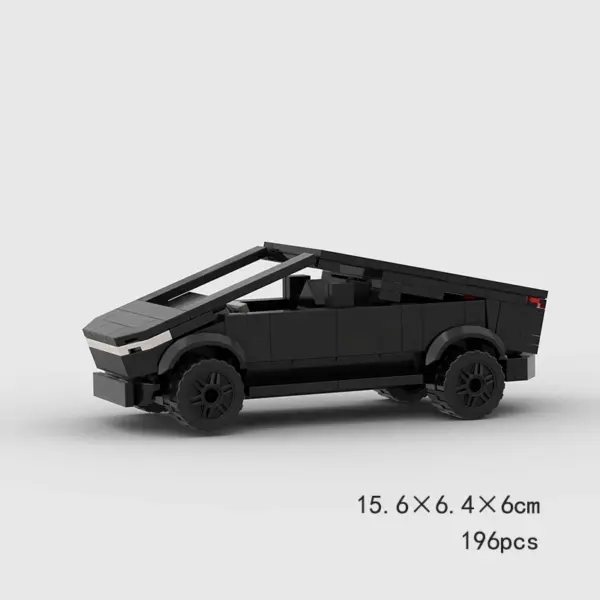 Stylized Building Block Toy Car - Image 29