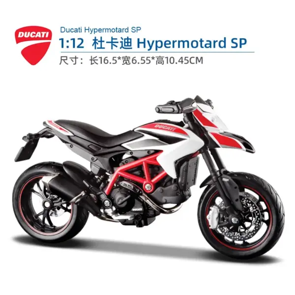 Maisto 1:12 Kawasaki H2R Alloy Motorcycle Model - Image 14