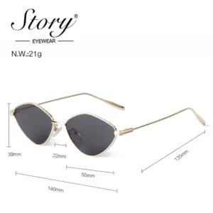 Retro Square Metal Sunglasses for Women Men 16 S39befaf4a825406b852acc9454c38366W
