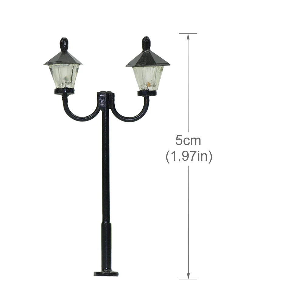 HO Scale 10pcs Vintage Street Lamps Set LYM26 5 HO Scale 10pcs Vintage Street Lamps Set LYM26 - Image 5