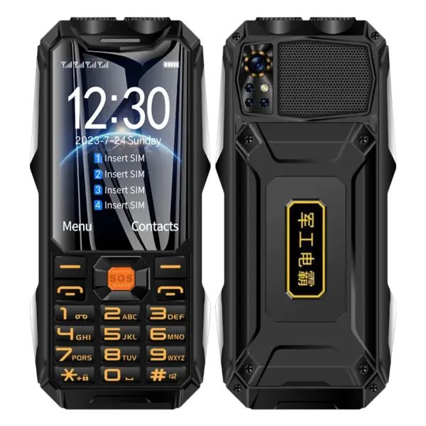 Q9 GSM 2G Network Rugged Mobile Phone with 4 SIM Slots - Image 6